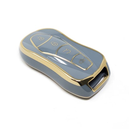 New-Aftermarket-Nano-High-Quality-Cover-For-Geely-Remote-Key-4-Buttons-Gray-Color-GL-C11J---Emirates-Keys