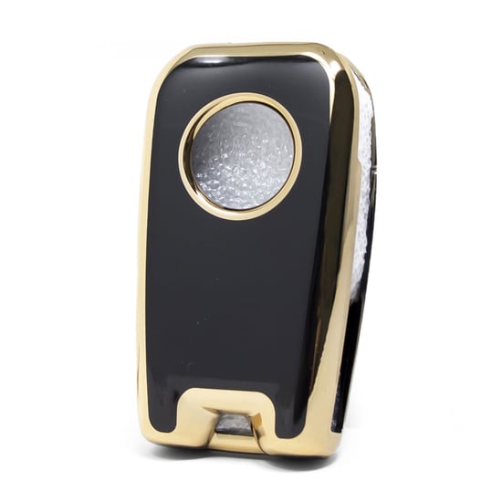 New-Aftermarket-Nano-High-Quality-Cover-For-Venucia-Flip-Remote-Key-3-Buttons-Black-Color-VNC-C11J---Emirates-Keys