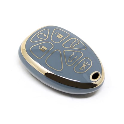 New-Aftermarket-Nano-High-Quality-Cover-For-Chevrolet-Remote-Key-6-Buttons-Gray-Color-CRL-F11J6---Emirates-Keys
