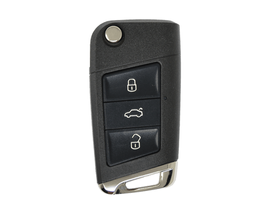 Volkswagen-VW-Modified-Flip-Remote-Key-Shell-3-Buttons-HU66-Blade