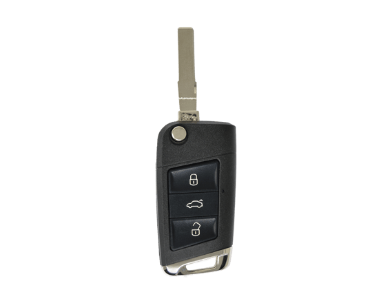 Picture of Volkswagen VW Modified Flip Remote Key Shell 3 Buttons HU66 Blade