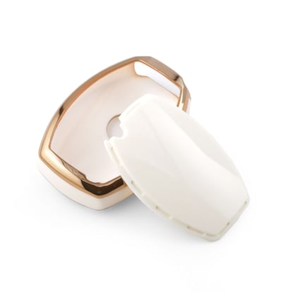 New-Aftermarket-Nano-High-Quality-Cover-For-Mercedes-Benz-Remote-Key-2-Buttons-White-Color-Benz-A11J2---Emirates-Keys