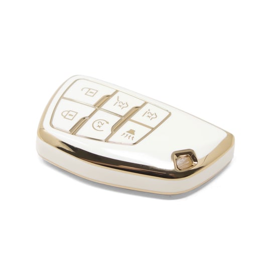 New-Aftermarket-Nano-High-Quality-Cover-For-Buick-Smart-Remote-Key-6-Buttons-White-Color-BK-D11J6---Emirates-Keys