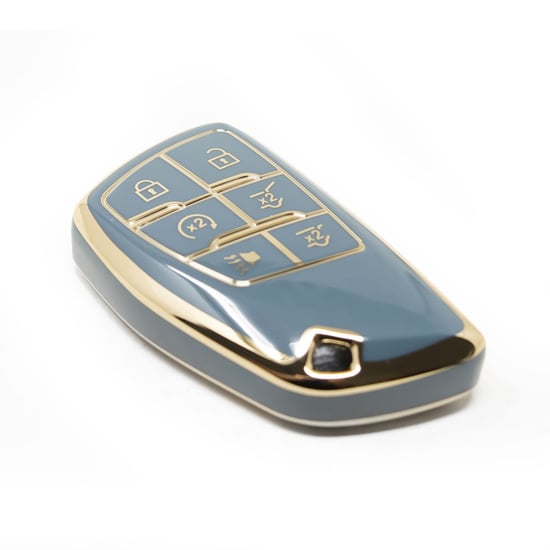 New-Aftermarket-Nano-High-Quality-Cover-For-Buick-Smart-Remote-Key-6-Buttons-Gray-Color-BK-D11J6---Emirates-Keys