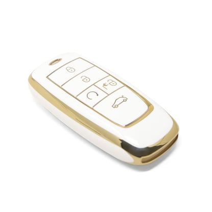 New-Aftermarket-Nano-High-Quality-Cover-For-Trumpchi-Smart-Remote-Key-5-Buttons-White-Color-CQ-B11J---Emirates-Keys