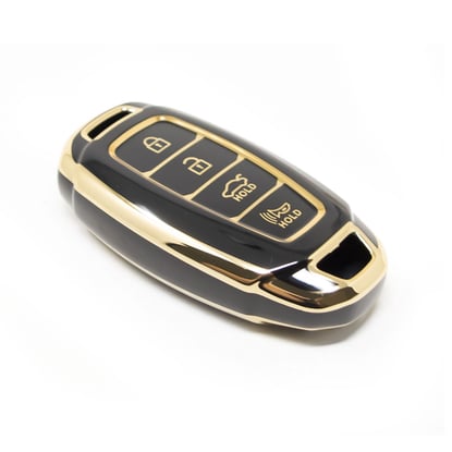 New-Aftermarket-Nano-High-Quality-Cover-For-Hyundai-Remote-Key-4-Buttons-Black-Color-HY-D11J4A---Emirates-Keys