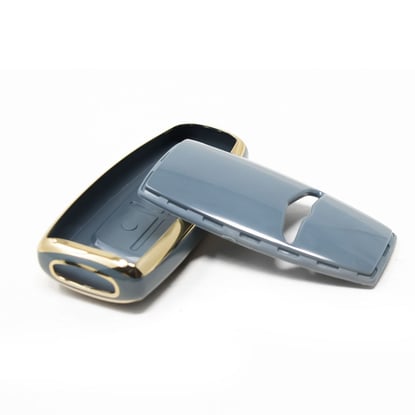 New-Aftermarket-Nano-High-Quality-Cover-For-Hyundai-Genesis-Remote-Key-3+1-Buttons-Gray-Color-HY-I11J4A---Emirates-Keys