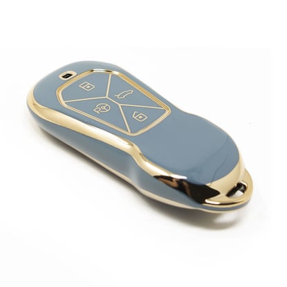 New-Aftermarket-Nano-High-Quality-Cover-For-Xpeng-Remote-Key-4-Buttons-Gray-Color-XP-C11J---Emirates-Keys