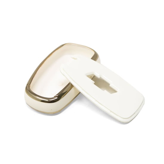 New-Aftermarket-Nano-High-Quality-Cover-For-Chevrolet-Remote-Key-3-Buttons-White-Color-CRL-B11J3A---Emirates-Keys