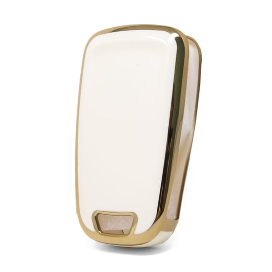 New-Aftermarket-Nano-High-Quality-Cover-For-Chevrolet-Flip-Remote-Key-5-Buttons-White-Color-CRL-D11J5---Emirates-Keys