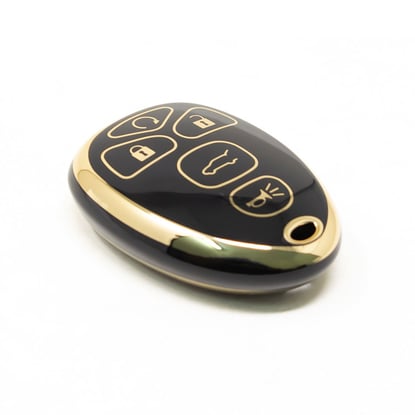 New-Aftermarket-Nano-High-Quality-Cover-For-Chevrolet-Remote-Key-5-Buttons-Black-Color-CRL-F11J5---Emirates-Keys