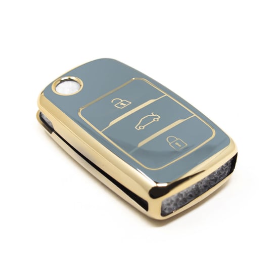 New-Aftermarket-Nano-High-Quality-Cover-For-Changan-Flip-Remote-Key-3-Buttons-Gray-Color-CA-B11J---Emirates-Keys