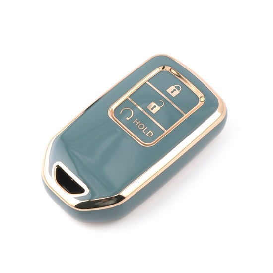 New-Aftermarket-Nano-High-Quality-Cover-For-Honda-Remote-Key-3-Buttons-Gray-Color-HD-A11J3B---Emirates-Keys