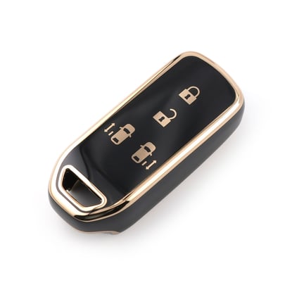 New-Aftermarket-Nano-High-Quality-Cover-For-Honda-Smart-Remote-Key-4-Buttons-Black-Color-HD-C11J4---Emirates-Keys