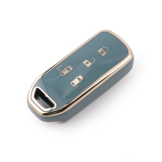 New-Aftermarket-Nano-High-Quality-Cover-For-Honda-Smart-Remote-Key-4-Buttons-Gray-Color-HD-C11J4---Emirates-Keys