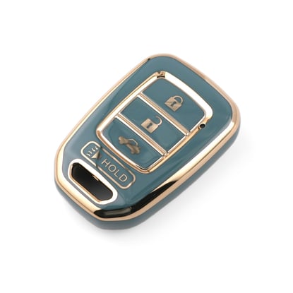 New-Aftermarket-Nano-High-Quality-Cover-For-Honda-CR-V-Remote-Key-3+1-Buttons-Gray-Color-HD-D11J4---Emirates-Keys
