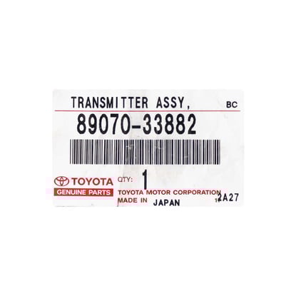 New-Toyota-Camry-2007-2009-Remote-Key-3+1-Buttons-315MHz-4D-Transponder-Manufacturer-Part-Number:-89070-33892----Emirates-Keys