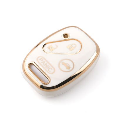 New-Aftermarket-Nano-High-Quality-Cover-For-Honda-Remote-Key-3+1-Buttons-White-Color-HD-J11J4---Emirates-Keys
