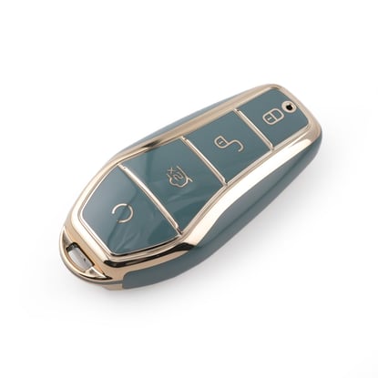 New-Aftermarket-Nano-High-Quality-Cover-For-BYD-Remote-Key-4-Buttons-Gray-Color-BYD-D11J---Emirates-Keys