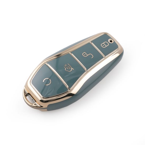 New-Aftermarket-Nano-High-Quality-Cover-For-BYD-Remote-Key-4-Buttons-Gray-Color-BYD-D11J---Emirates-Keys