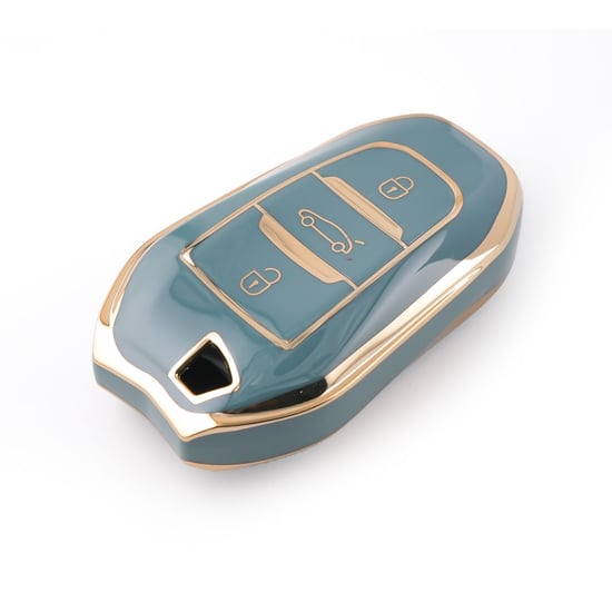 New-Aftermarket-Nano-High-Quality-Cover-For-Peugeot-Citroen-DS-Remote-Key-3-Buttons-Gray-Color-PG-A11J---Emirates-Keys