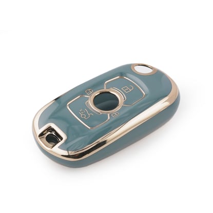 New-Aftermarket-Nano-High-Quality-Cover-For-Buick-Smart-Remote-Key-3-Buttons-Gray-Color-BK-C11J---Emirates-Keys