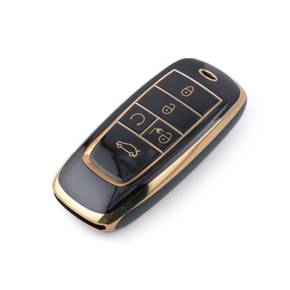 New-Aftermarket-Nano-High-Quality-Cover-For-Trumpchi-Smart-Remote-Key-5-Buttons-Black-Color-CQ-B11J---Emirates-Keys