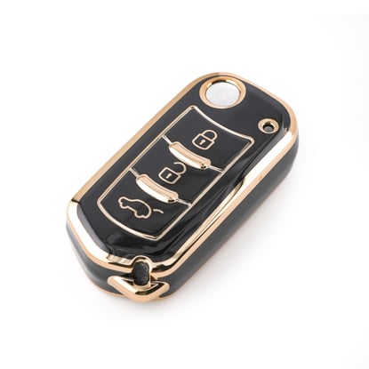 New-Aftermarket-Nano-High-Quality-Cover-For-Trumpchi-Smart-Remote-Key-3-Buttons-Black-Color-CQ-D11J---Emirates-Keys