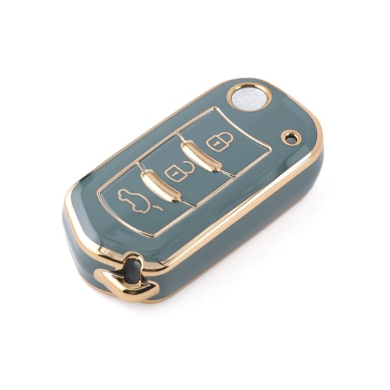 New-Aftermarket-Nano-High-Quality-Cover-For-Trumpchi-Smart-Remote-Key-3-Buttons-Gray-Color-CQ-D11J---Emirates-Keys