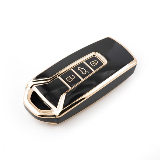 New-Aftermarket-Nano-High-Quality-Cover-For-Volkswagen-Remote-Key-3-Buttons-Black-Color-VW-H11J---Emirates-Keys