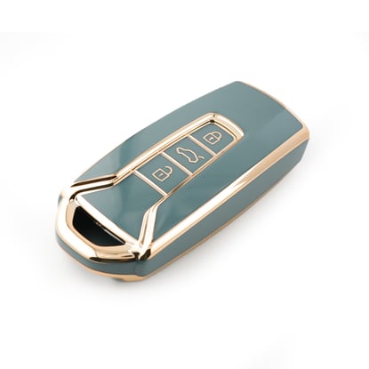 New-Aftermarket-Nano-High-Quality-Cover-For-Volkswagen-Remote-Key-3-Buttons-Gray-Color-VW-H11J---Emirates-Keys