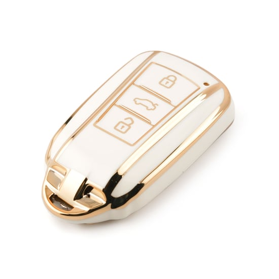 New-Aftermarket-Nano-High-Quality-Cover-For-Dongfeng-Remote-Key-3-Buttons-White-Color-DF-D11J---Emirates-Keys