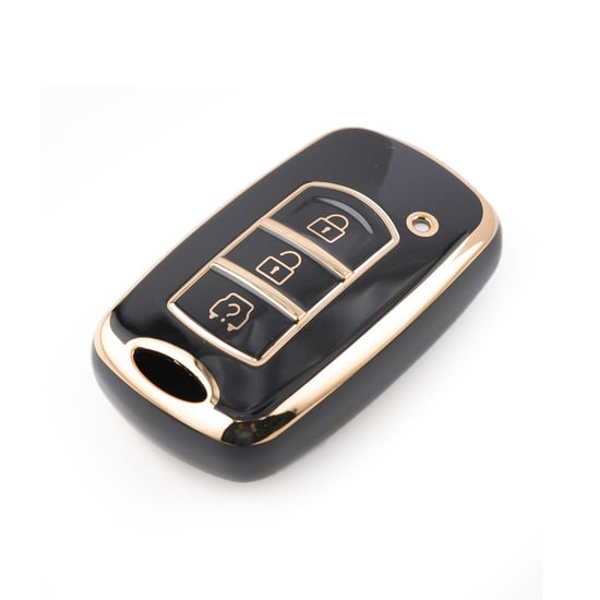 New-Aftermarket-Nano-High-Quality-Cover-For-Dongfeng-Remote-Key-3-Buttons-Black-Color-DF-F11J---Emirates-Keys