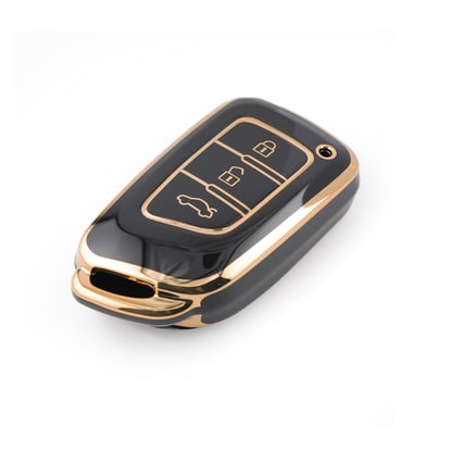 New-Aftermarket-Nano-High-Quality-Cover-For-Dongfeng-Remote-Key-3-Buttons-Black-Color-DF-G11J---Emirates-Keys