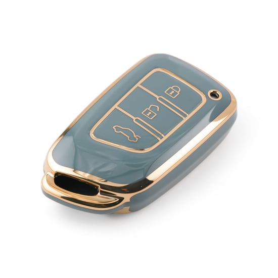 Picture of Nano High Quality Cover For Dongfeng Remote Key 3 Buttons Gray Color DF-G11J