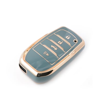 New-Aftermarket-Nano-High-Quality-Cover-For-Toyota-Remote-Key-4-Buttons-Gray-Color-TYT-A11J4H---Emirates-Keys