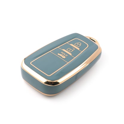 New-Aftermarket-Nano-High-Quality-Cover-For-Toyota-RAV4-Corolla-Remote-Key-3-Buttons-Gray-Color-TYT-B11J3---Emirates-Keys