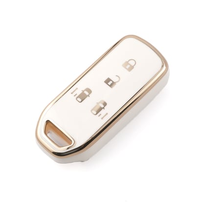New-Aftermarket-Nano-High-Quality-Cover-For-Honda-Smart-Remote-Key-4-Buttons-White-Color-HD-C11J4---Emirates-Keys