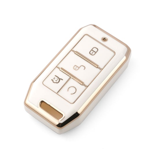New-Aftermarket-Nano-High-Quality-Cover-For-BYD-Remote-Key-4-Buttons-White-Color-BYD-C11J---Emirates-Keys