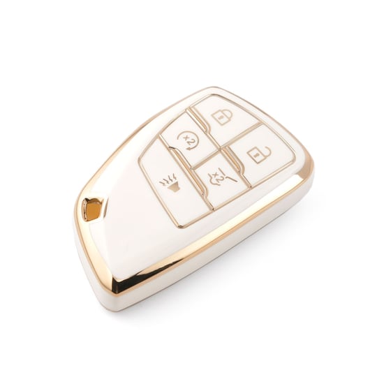 New-Aftermarket-Nano-High-Quality-Cover-For-Buick-Smart-Remote-Key-5-Buttons-White-Color-BK-D11J5A---Emirates-Keys