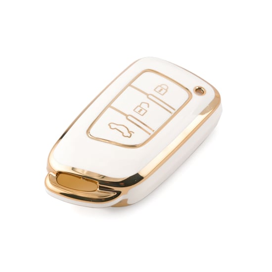 New-Aftermarket-Nano-High-Quality-Cover-For-Dongfeng-Remote-Key-3-Buttons-White-Color-DF-G11J---Emirates-Keys