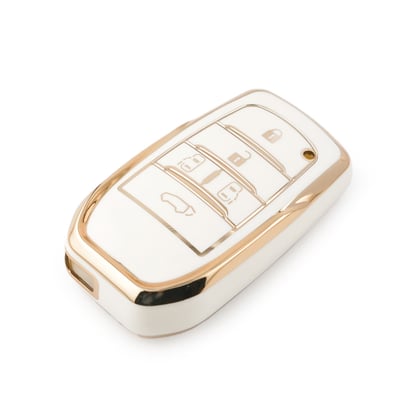 New-Aftermarket-Nano-High-Quality-Cover-For-Toyota-Remote-Key-5-Buttons-White-Color-TYT-A11J5H---Emirates-Keys