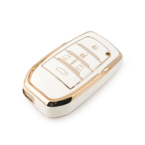 New-Aftermarket-Nano-High-Quality-Cover-For-Toyota-Remote-Key-5-Buttons-White-Color-TYT-A11J5H---Emirates-Keys