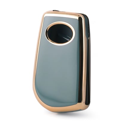 Immagine di Cover Nano di alta qualità per chiave remota Toyota Flip 2 pulsanti colore grigio TYT-C11J2