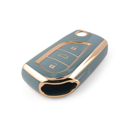 New-Aftermarket-Nano-High-Quality-Cover-For-Toyota-Flip-Remote-Key-3-Buttons-Gray-Color-TYT-C11J3---Emirates-Keys