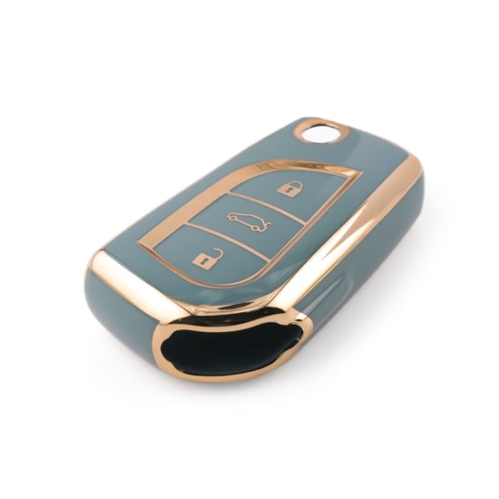 New-Aftermarket-Nano-High-Quality-Cover-For-Toyota-Flip-Remote-Key-3-Buttons-Gray-Color-TYT-C11J3---Emirates-Keys