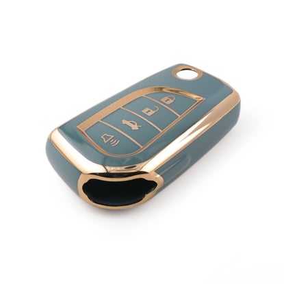 New-Aftermarket-Nano-High-Quality-Cover-For-Toyota-Flip-Remote-Key-3+1-Buttons-Gray-Color-TYT-C11J4---Emirates-Keys