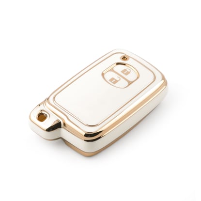 New-Aftermarket-Nano-High-Quality-Cover-For-Toyota-Remote-Key-2-Buttons-White-Color-TYT-H11J2---Emirates-Keys