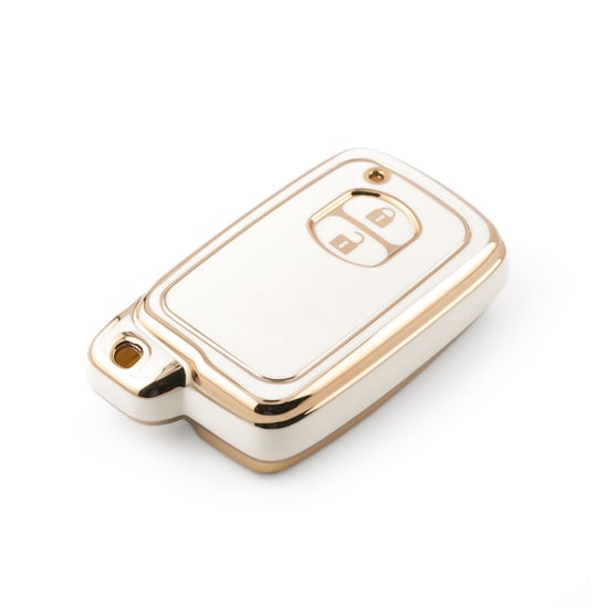 New-Aftermarket-Nano-High-Quality-Cover-For-Toyota-Remote-Key-2-Buttons-White-Color-TYT-H11J2---Emirates-Keys