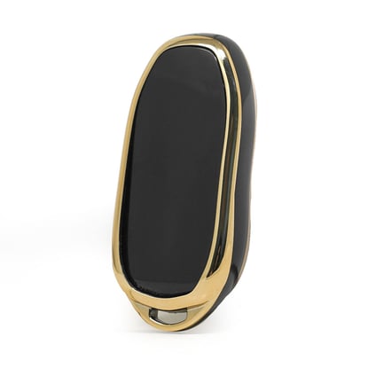 New-Aftermarket-Nano-High-Quality-Cover-For-Tesla-Remote-Key-3-Buttons-Black-Color---Emirates-Keys